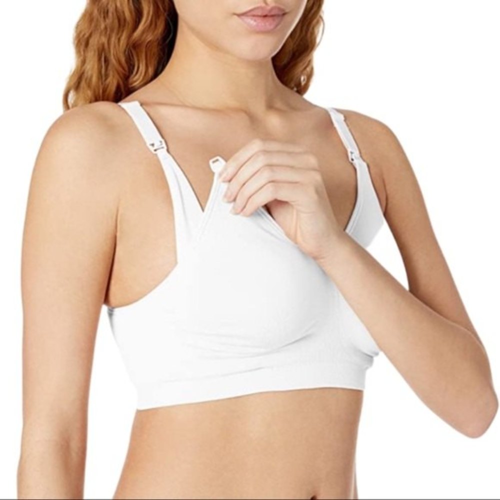 NWT Playtex Tru Support Seamless Nursing Bra Size Small White